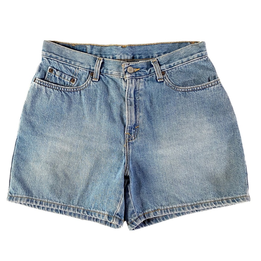Vintage Levi's Bermuda Shorts Women's 10 Blue Jeans Medium Wash High Rise Mom
